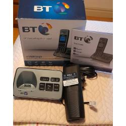 BT2500 single cordless phone with answermachine