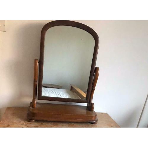 Handmade mahogany mirror