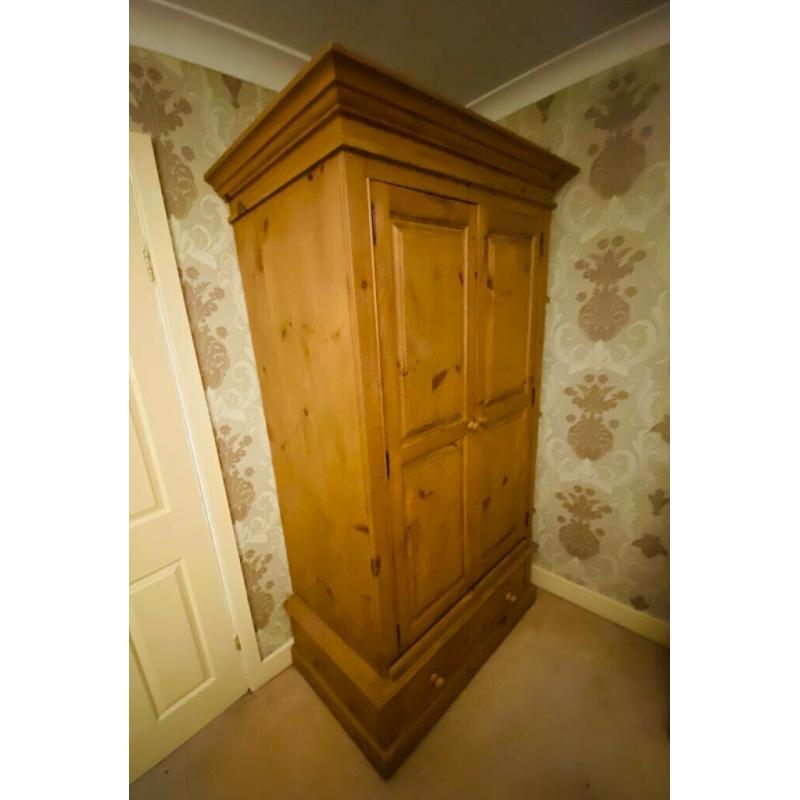 Complete strong wooden bedroom furniture set