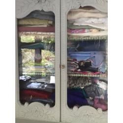 FRENCH DRESSER ARMOIRE LINEN CUPBOARD