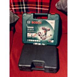 Bosch Combi Drill with Two Lithium-Ion Batteries & Extra Bits Kit