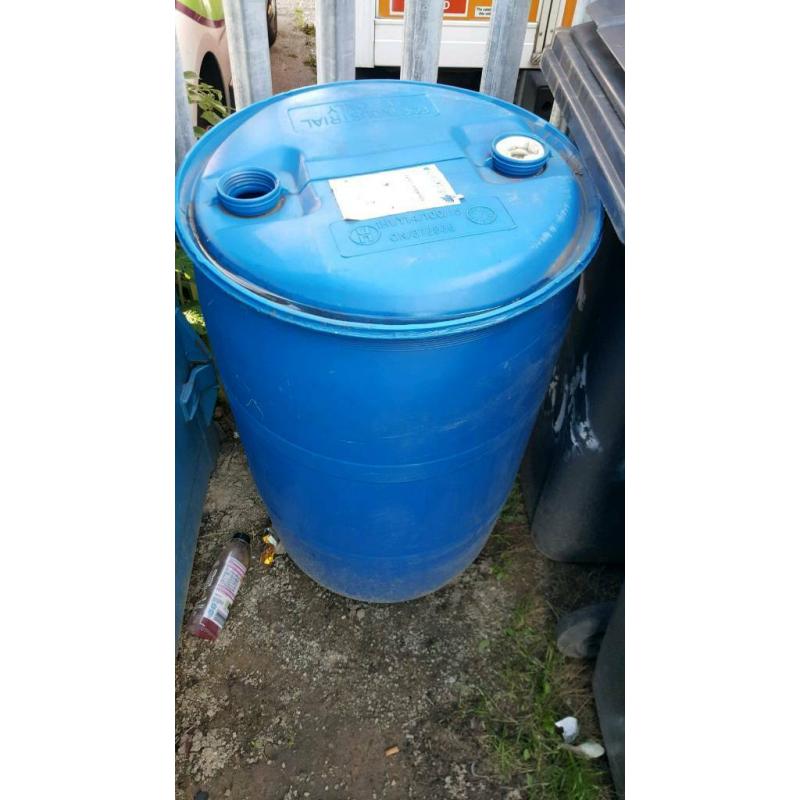 Plastic empty drums 200 liters