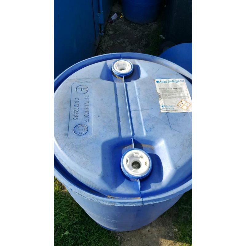 Plastic empty drums 200 liters
