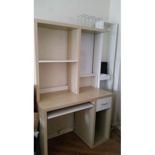 Freestanding Workstation, pine effect