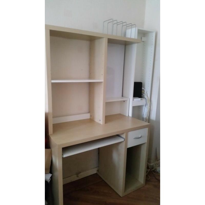 Freestanding Workstation, pine effect