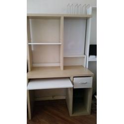 Freestanding Workstation, pine effect