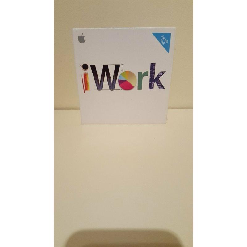 Apple Mac iWork 09 (Pages 09 + Numbers 09 + Keynote 09) - 5 User Family Pack