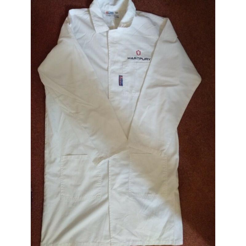 White and Green Lab coats