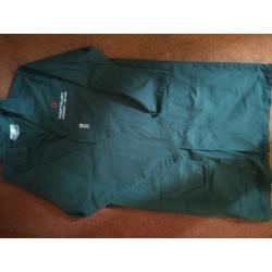 White and Green Lab coats