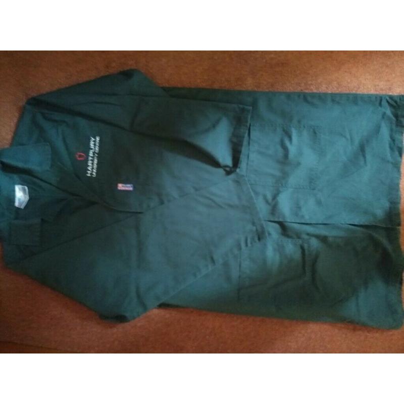 White and Green Lab coats