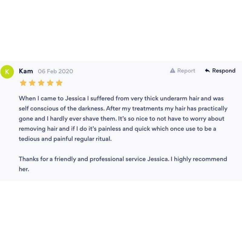 UNDERARM PERMANENT LASER HAIR REMOVAL