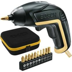 BOSCH IXO LIMITED EDITION 15yr BLACK + GOLD SCREWDRIVER