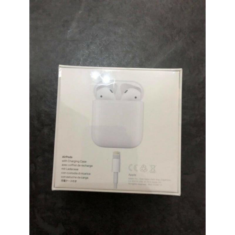 Apple Airpods with Wireless Charging Case (2nd Generation) - Brand new