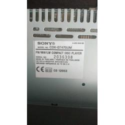 Sony head unit