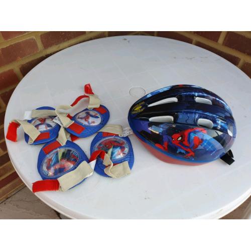 Child helmet 52-56 with knee and elbow pads