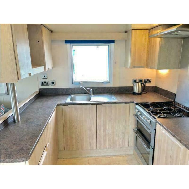 STATIC CARAVAN 2BED PATIO DOORS NORTH WALES INCLUDES HALF PRICE 2020 SITE FEES