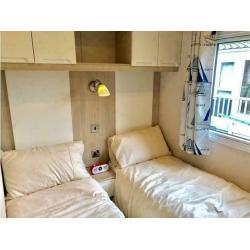 STATIC CARAVAN 2BED PATIO DOORS NORTH WALES INCLUDES HALF PRICE 2020 SITE FEES