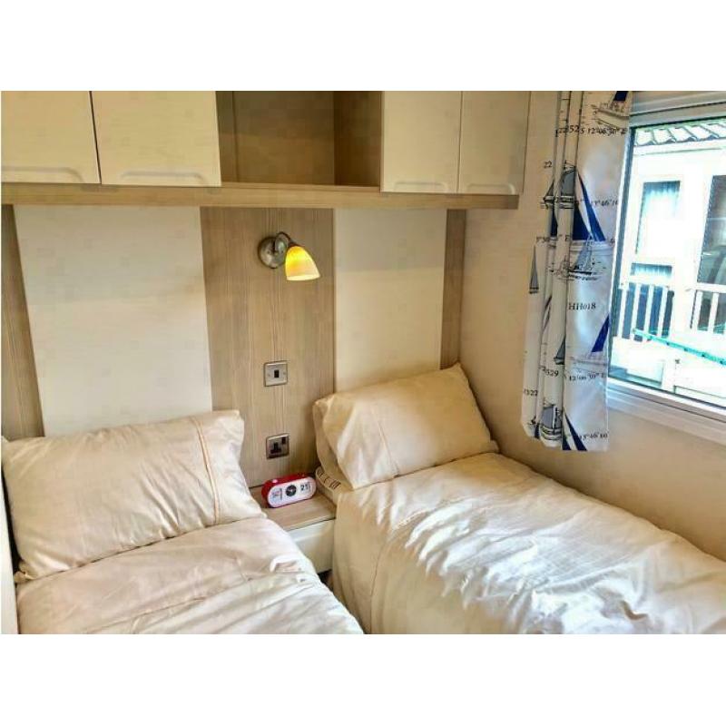 STATIC CARAVAN 2BED PATIO DOORS NORTH WALES INCLUDES HALF PRICE 2020 SITE FEES