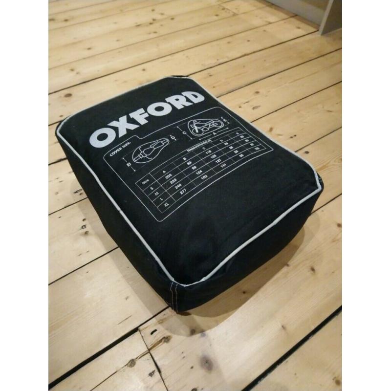 USED Motorbike Cover - OXFORD Stormex waterproof cover for small/medium motorbikes.
