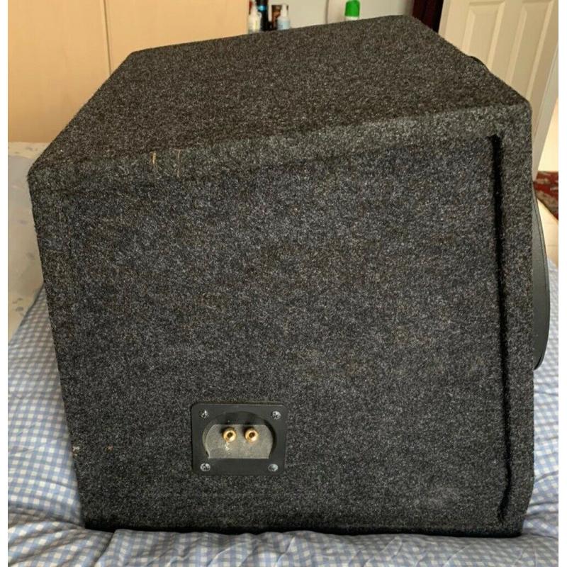 Car Subwoofer + Amplifier