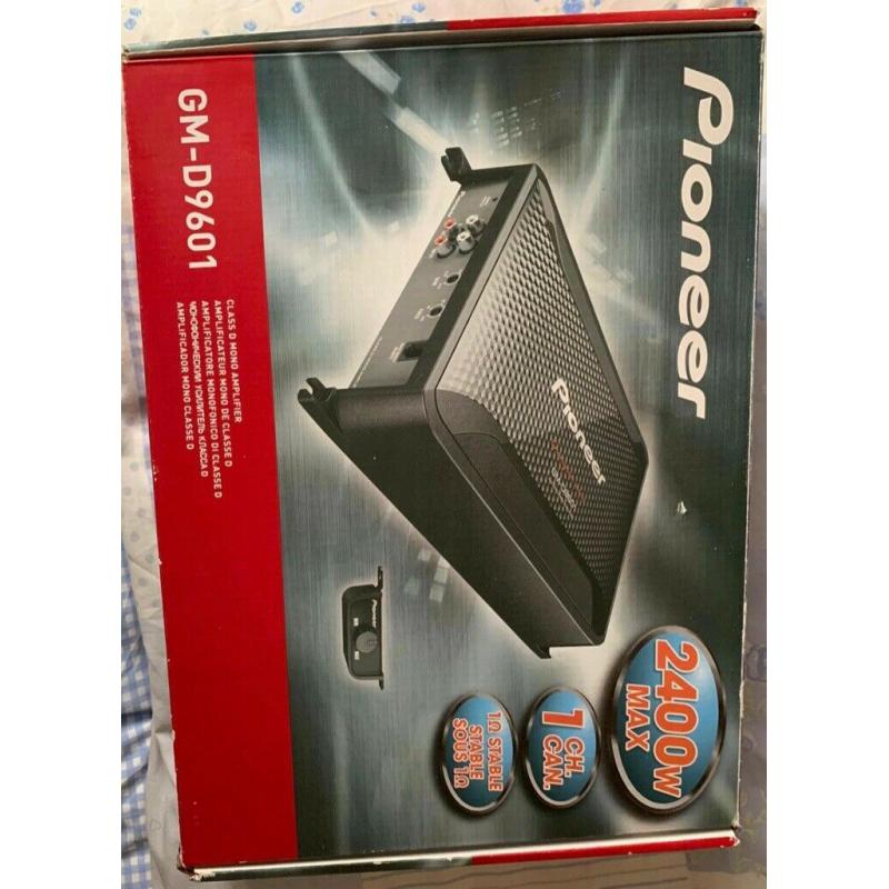 Car Subwoofer + Amplifier