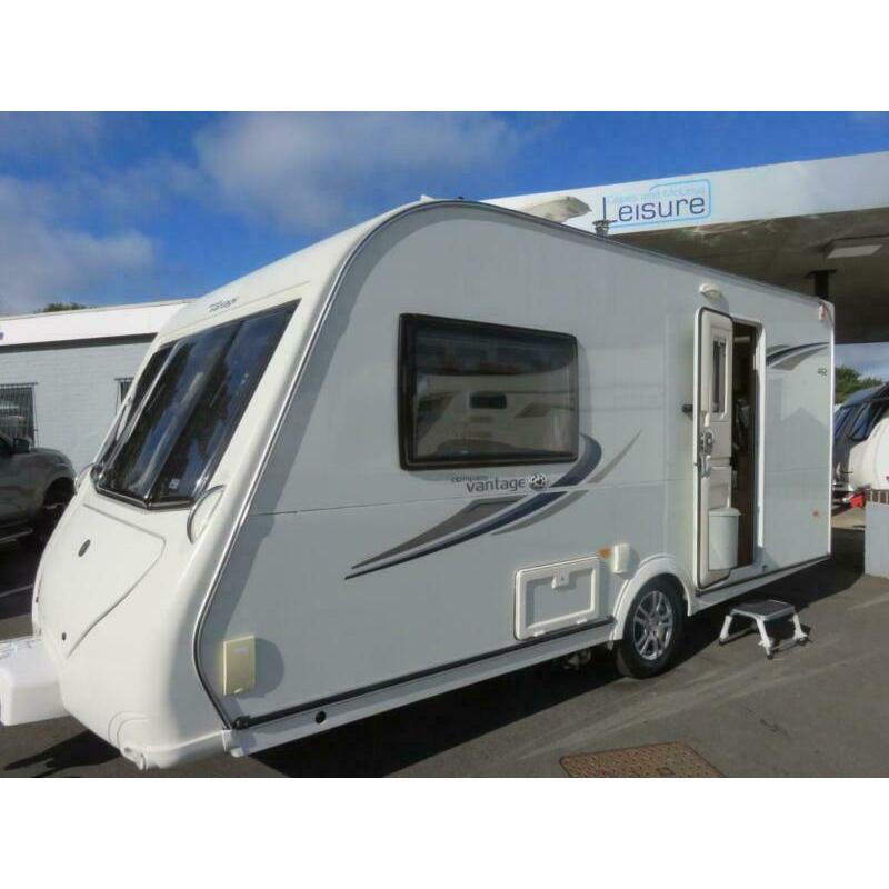 2011 COMPASS VANTAGE 462 SPECIAL EDITION 2 BERTH CARAVAN WITH END WASHROOM.....