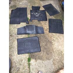 Hyundai i40 estate floor carpet mats rubber + boot cover