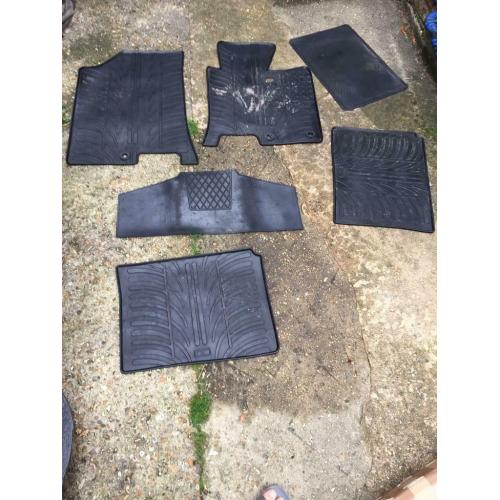 Hyundai i40 estate floor carpet mats rubber + boot cover