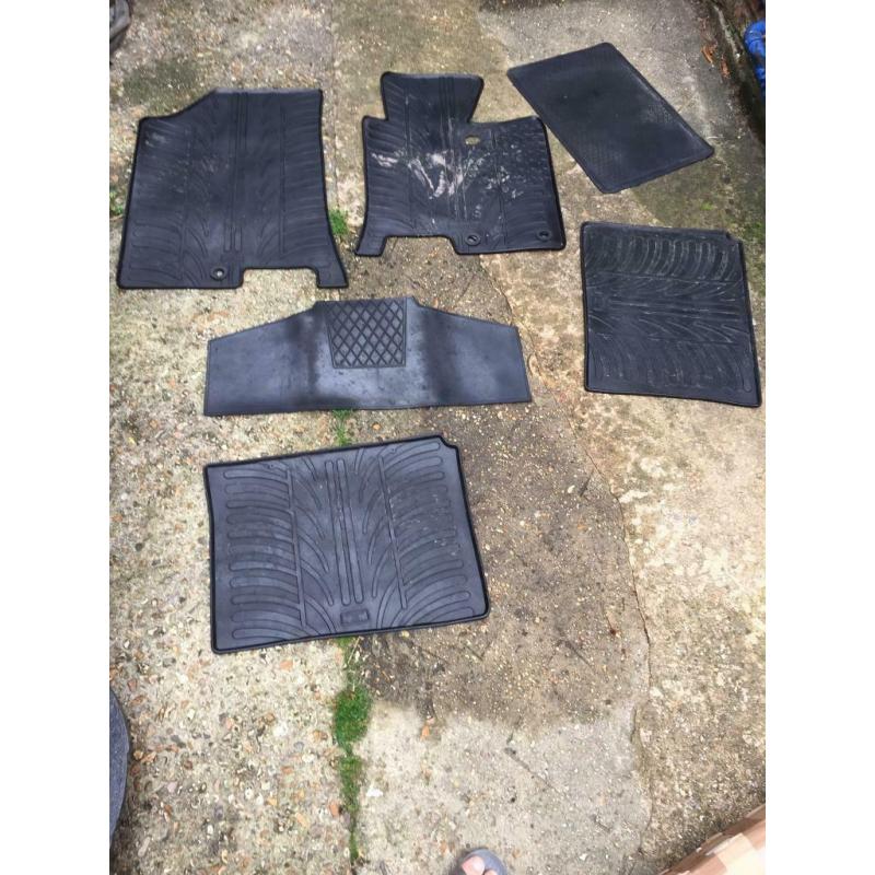 Hyundai i40 estate floor carpet mats rubber + boot cover