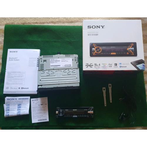 Sony Car MEX-N5100BT Bluetooth car stereo with USB/AUX