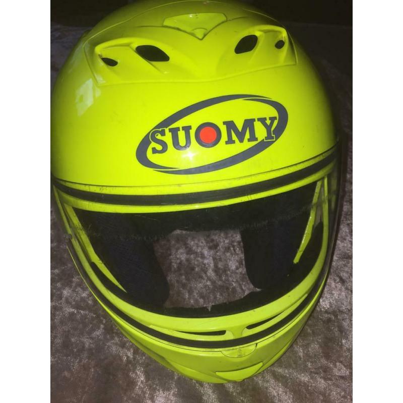 SUOMY FLIP FRONT HELMET SIZE M 57/58.