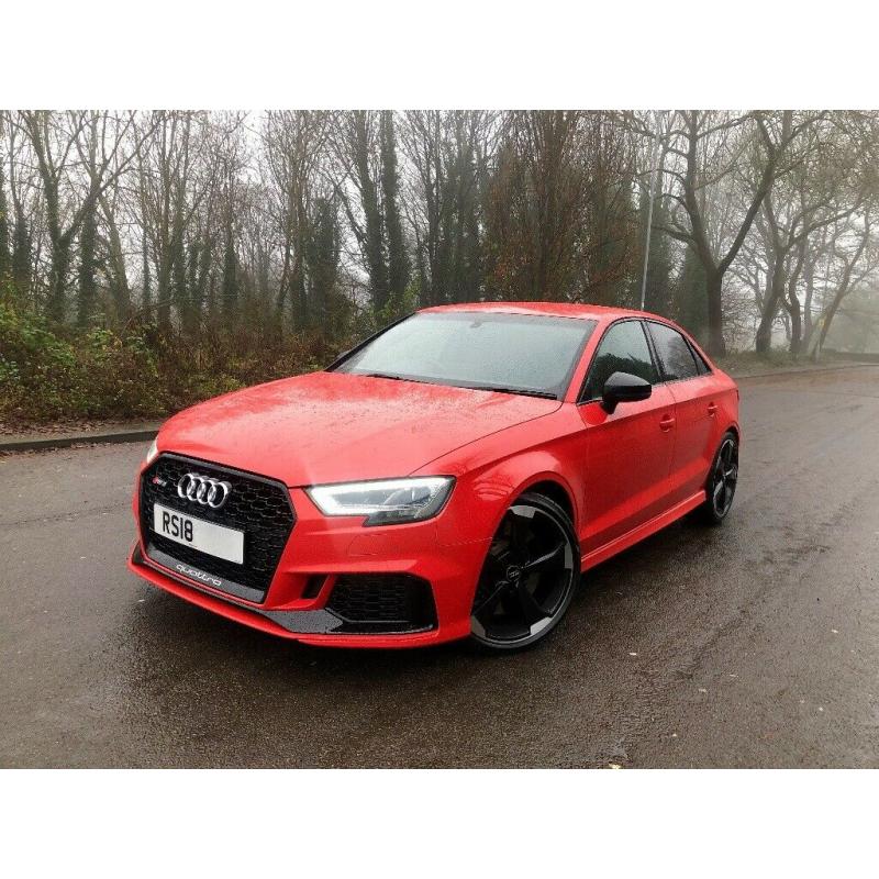 AUDI RS3 2.5 TFSI SALOON QUATTRO 2018 AUTO S TRONIC 4X4 HPI CLEAR s3 golf r *0 7 7 2 4 2 0 5 1 0 8*