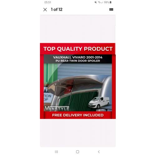 Vivaro spolier