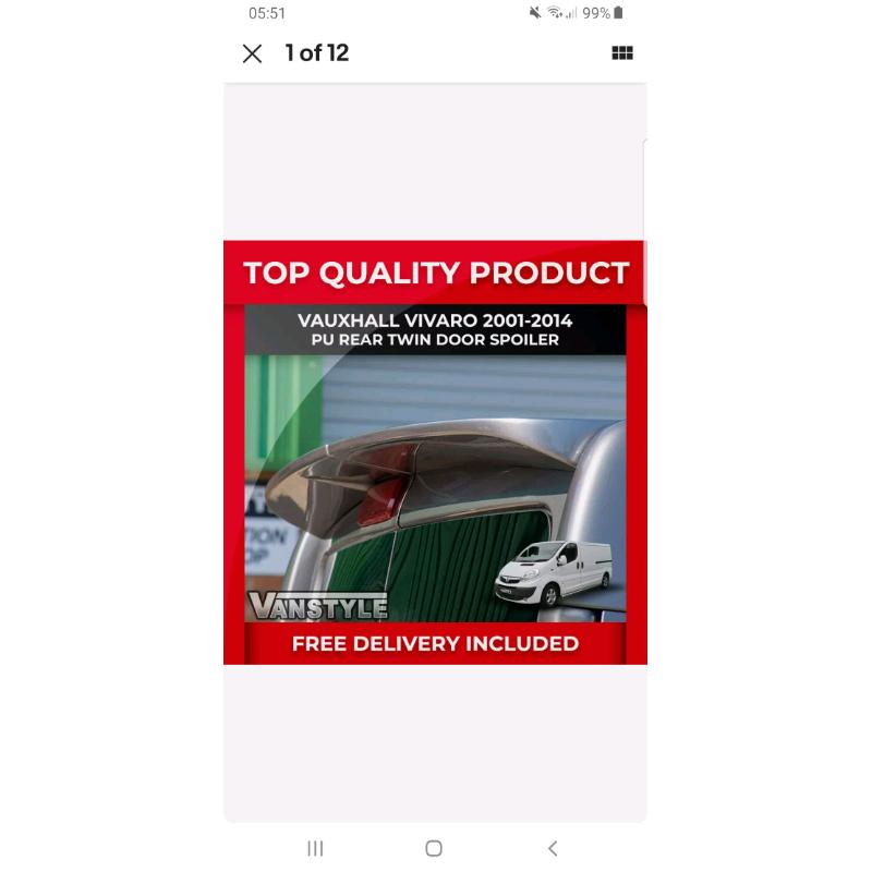 Vivaro spolier