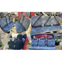 ford transit mk7 full crew cab, bulkhead, 3 seater & fittings, wheel arch covers