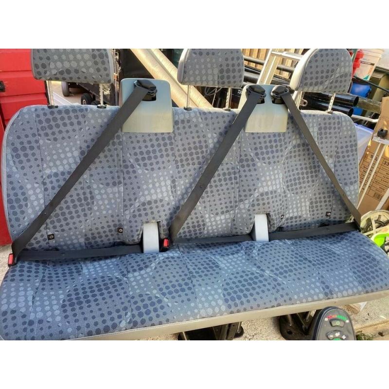 ford transit mk7 full crew cab, bulkhead, 3 seater & fittings, wheel arch covers