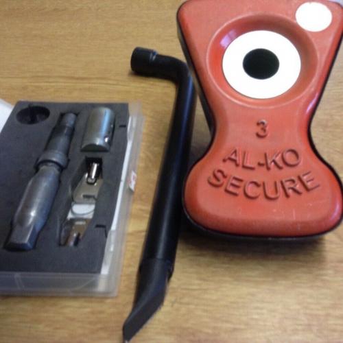 Alko wheel lock number 3 full set with 2 keys