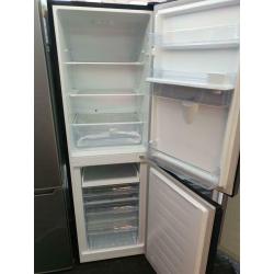 Fridge master black graded fridge freezer with water dispenser
