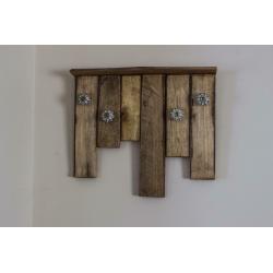 Solid wooden coat hook