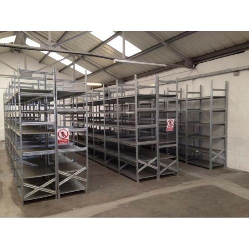 100 BAYS OF GALVENISED SUPERSHELF INDUSTRIAL SHELVING 2.1M HIGH !( PALLET RACKING , STORAGE)