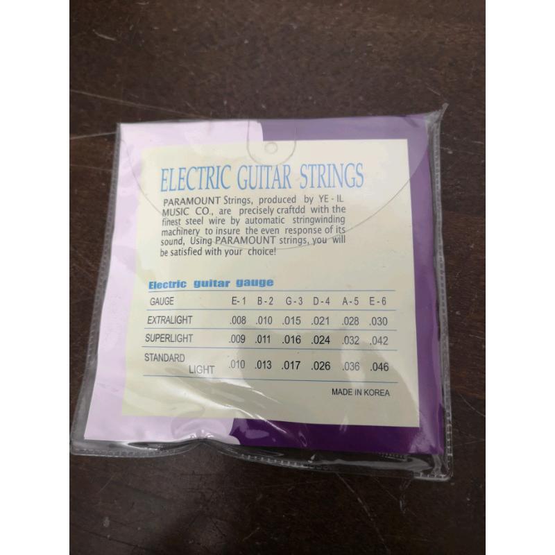 Electric Guitar Strings