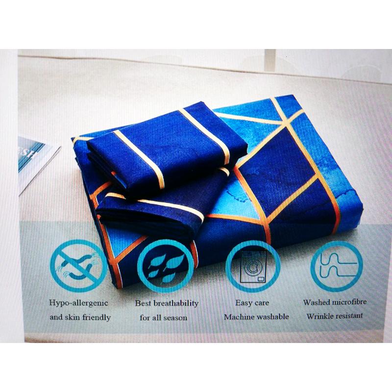 Duvet cover set microfibre