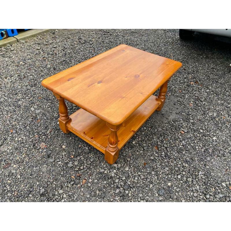Pine coffee table
