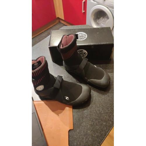 Ripcurl Flash Bomb 7mm Booties Round Toe UK9