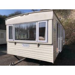 COSALT PARK LEISURE 28 X 10 2 BED D/G STATIC CARAVAN FREE UK DELIVERY
