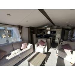 luxury 6 berth static caravan for sale at TRECCO BAY IN PORTHCAWL