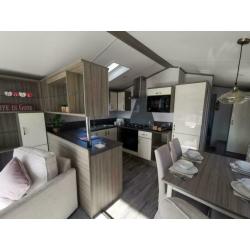 luxury 6 berth static caravan for sale at TRECCO BAY IN PORTHCAWL