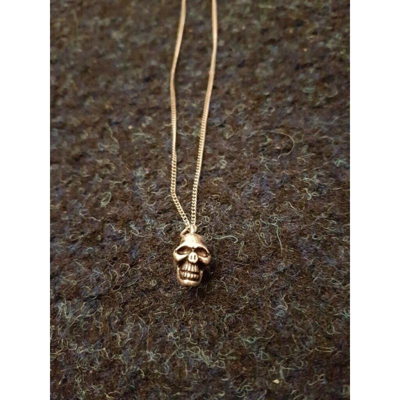 Smooth Skull Necklace