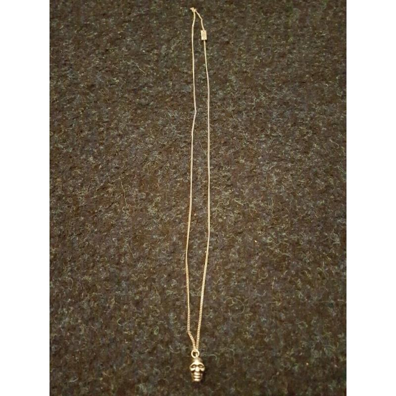 Smooth Skull Necklace