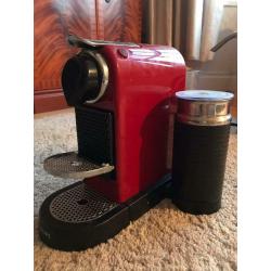Nespresso Krups sitiz and milk coffee machine